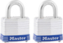 Master Lock 3T Keyed Padlock, 1-9/16 in W x 1-1/2 in H Body, 3/4 in H