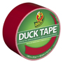 Duck 1265014 Duct Tape; 20 yd L; 1.88 in W; Vinyl Backing; Red