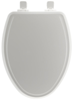 Mayfair 148SLOWA-000/148E Toilet Seat, Elongated, Molded Wood, White, Twist