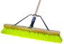 Quickie 00857SUS Push Broom, 24 in Sweep Face, Polypropylene Bristle, Wood