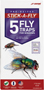 J.T. EATON Stick-A-Fly 443 Fly Trap, Solid, Petrol, 5 Pack