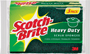 Scotch-Brite HD-3 Scrub Sponge; 2-3/4 in L; 4-1/2 in W; 0.6 in Thick;
