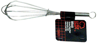 CHEF CRAFT 26710 Compact Whisk; 8 in OAL; Stainless Steel; Stainless Steel
