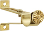 Kenney KN819 Cafe Rod Bracket, Decorative, Brass