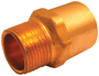 EPC 104R Series 30318 Reducing Pipe Adapter, 1/2 x 3/8 in, Sweat x MNPT,