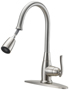 Boston Harbor FP4A0000NP Kitchen Faucet; 1-Faucet Handle; Metal; Stainless