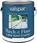 Valspar 027.0001534.007 Latex Porch and Floor Paint, Satin, Dark Gray, 1 gal