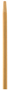 Quickie 54103 Broom Handle, 60 in L, Hardwood