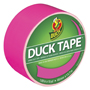Duck 1265016 Duct Tape; 15 yd L; 1.88 in W; Vinyl Backing; Neon Pink
