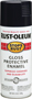 RUST-OLEUM STOPS RUST 7779830 Protective Enamel Spray Paint, Gloss, Black,
