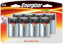 Energizer E95BP-8H Alkaline Battery; 1.5 V Battery; 18 Ah; D Battery; Zinc;