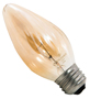 Sylvania 13823 Decorative Incandescent Lamp, 25 W, F15 Lamp, Medium E26