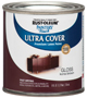 RUST-OLEUM PAINTER'S Touch 1977730 Brush-On Paint, Gloss, Kona Brown, 0.5 pt