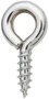 HILLMAN 50705 Screw Eye, 3/4 in L Thread, 2-1/2 in OAL, Steel, Zinc