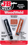 J-b Weld Woodweld Quick Setting Wood Epoxy Adhesive, 2 oz, Tube, Light Tan,
