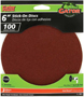 Gator 3011 Sanding Disc, 6 in Dia, 100 Grit, Medium, Aluminum Oxide