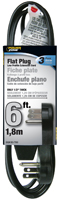 PowerZone OR932606 Extension Cord, 16 AWG Cable, Grounded Plug, Grounded