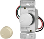 Eaton Wiring Devices RI306P-VW-K2 Rotary Dimmer, 20 A, 120 V, 600 W, 3-Way,