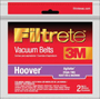 Filtrete 64190A-12 Agitator Type 190 Vacuum Cleaner Belt, Clear