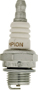Champion CJ8Y Spark Plug; 0.0236 to 0.0276 in Fill Gap; 0.551 in Thread; 3/4