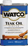 WATCO A67141 Teak Oil Finish, Liquid, 1 qt, Can