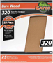 Gator 3314 Sanding Sheet, 11 in L, 9 in W, 320 Grit, Garnet Abrasive