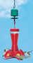 Perky-Pet 245L Ant Guard; Red; For: Hummingbird Feeder