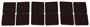 ProSource FE-50218-PS Furniture Pad; Felt Cloth; Brown