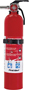FIRST ALERT GARAGE1 Rechargeable Fire Extinguisher; 2.5 lb Capacity; Sodium