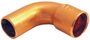 EPC 31412 Street Pipe Elbow, 1 in, Sweat x FTG, 90 deg Angle, Copper