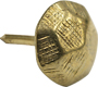HILLMAN 122691 Furniture Nail; Brass; Hammered Head