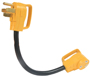 Power Grip Rv 55173 Bilingual Dogbone Electrical Adapter, 125 V, 50 A Male