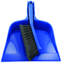 Quickie 402 Dustpan and Brush Set, 12.02 in L, Plastic/Polyfiber