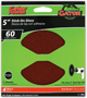 Gator 3002 Stick-On Sanding Disc, 60-Grit, Coarse Grade, Aluminum Oxide, 5