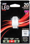 Feit Electric BP20G4/830/LED LED Bulb, Specialty, T4 Lamp, 20 W Equivalent,