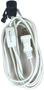 Jandorf 60138 Lamp Socket/Switch; 18 ga Wire; White Sheath