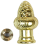 Jandorf 60104 Lamp Finial; Brass