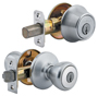 Kwikset 690T26DCP6ALRCSK6 Knob Lockset, 3 Grade, Keyed Key, Satin Chrome,