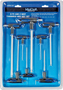 Vulcan T-Handle Hex Key Set, 8 Pieces, Molded Handle