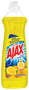 Ajax 144630 Dish Soap; 14 oz; Liquid; Lemon; Yellow