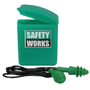 SAFETY WORKS SWX00353 Ear Plug; 23 dB NRR; Rubber Ear Plug