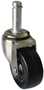 Shepherd Hardware 9193 Swivel Caster, 80 lb Weight Capacity, 2 in Dia Wheel