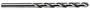 IRWIN 81114 Jobber Drill Bit, 0.182 in Dia, 3-3/8 in OAL, Spiral Flute,