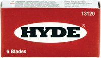 HYDE 13120 Razor Blade, Single-Edge Blade, Steel Blade