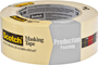 Scotch 2020-2A Masking Tape; 60 yd L; 2 in W; Crepe Paper Backing; Beige