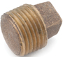 Anderson Metals 738114-06 Solid Pipe Plug, 3/8 in, IPT, Brass