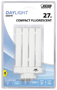 Feit Electric BPPL27F/65K Compact Fluorescent Bulb, 27 W, PL Lamp, GX10Q-4