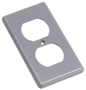 Carlon HB1DP Handy Box Cover, 4-5/16 in L, 2-3/8 in W, Polycarbonate, Gray