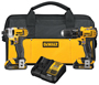 DeWALT DCK280C2 Compact Drill Driver Combo Kit, 20 V Battery