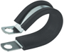 GB PPR-1575 Insulated Cable Clamp, 3/4 in Dia Max Bundle, Rubber/Steel,